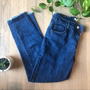 Nasty Gal high-waisted straight leg jeans